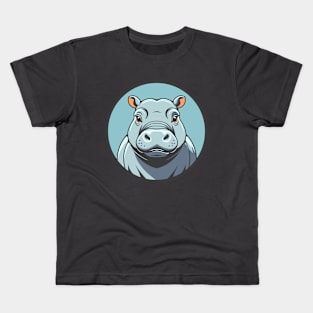 Cute Baby Hippo Kids T-Shirt